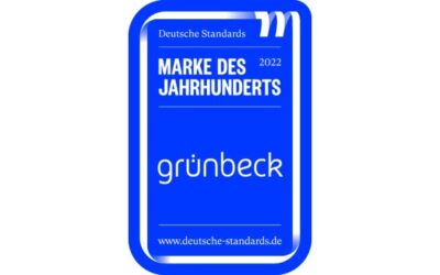 Grünbeck erhält Auszeichnung als Marke des Jahrhunderts