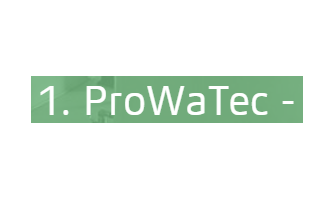 1. . ProWaTec – Fachtagung für INDUSTRIELLE PROZESSWASSER TECHNOLOGIEN