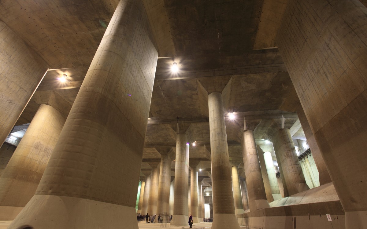 Metropolitan Area Outer Underground Discharge Channel in Japan